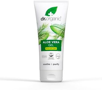 Dr Organic Aloe Vera Gel with Tea Tree, Purifying, All Skin Types, Natural, Vegan, Cruelty-Free, Paraben & SLS-Free, Recycled & Recyclable, Organic, 200ml, Packaging may vary