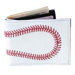 Pro Style Sports Men's Bifold Baseball Leather Wallet