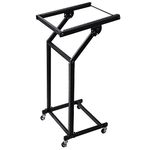 AW Rolling DJ Mixer Stand Stage Cart Adjustable Rack Mount Studio Equipment Music Party Show 12UX