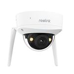 Reolink 4K WiFi 6, 5GHz Security Camera with 125° Viewing Angle, IK10 Vandal-Proof&IP67 Professional CCTV Camera, Color Night Vision, Smart Detection,2 Way Audio,Supports up to 512GB SD Card,RLC-840WA