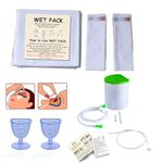 Rusho Anema kit Satvik Movement 1500ml and wet pack cotton patti satvik movement and eye wash cup 2 Pcs. with user manual