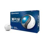 Taylormade TP5 Golf Balls - White (Pack of 12)