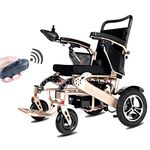 Electric Wheelchair,250W Dual Motor, with Remote Automatic Folding functionfolding Electric wheelchais Suitable for Elderly Disabled Cruising Range 12,42 (in) Maximum Load: 330 (lb),A