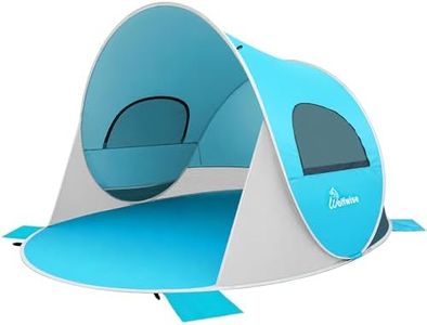 Wolfwise Pop Up Beach Tent, Easy Setup Sun Shade Shelter Foldable 6-7Person