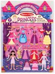 Melissa & Doug 9100 Puffy Sticker Set: Princess - 67 Reusable Stickers,Blue