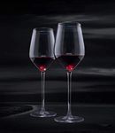 SYANKA Italian Premium Wine Glasses Set of 8, 330ml, Transparent, Ideal for White or Red Wine, Lead Free Wine Glasses