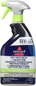 BISSELL 1129C Pet Pretreat + Sanitize Spray for Carpet and Upholstery, Packaging may vary , 650 ml (Pack of 1)