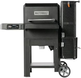 Masterbuilt Gravity Series 600 Digital Charcoal Grill and Smoker – Charcoal BBQ Smoker with Digital Control, High-Heat Searing, Low & Slow Cooking, Compatible with Pizza Oven and Rotisserie