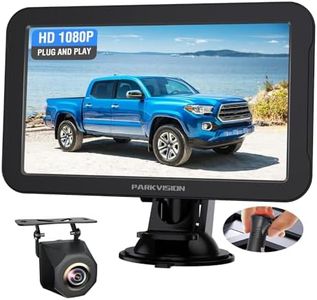 PARKVISION Rückfahrkamera Auto mit Nachtsicht, Rückansicht System mit 7" LCD Auto Monitor, Rückfahrkameras Kabel 12V-24V für Wohnmobil,LKW,PKW,SUV,Lieferwagen,Pickups