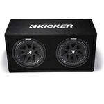 Kicker 43DC122 Dual Comp 12-inch Vented Subwoofer Enclosure 2-Ohm, RoHS Compliant