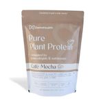 DAME HEALTH Pure Plant Protein| 24 gm Protein| 100% Natural| Pea Isolate| No Bloating, Easy to Digest | 6 Natural Antioxidants | Safe| Vegan | Sugar-free Pack of 1 (Caffe Mocha-500gm)