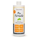 Oxyfresh Pro Formula Fresh Mint Mouthwash – Patented Zinc Mouthwash for Fresh Breath & Healthy Gums – Dye Free, Fluoride Free, Alcohol Free Mouthwash