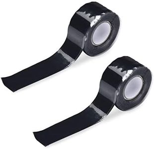 2Pcs Multi-purpose Repair Sealing Insulation Tape Silicone Waterproof Tape Rubber Tape Pipe Water Hose Leakage Sealing for Emergency Pipe Plumbing Repair Electrical Wire Wrap Water Hose Leak