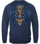 Thin Thin Red Line T Shirt - Paramedic Gear for Men - Paramedic - FF2124, 0005-ems Biker Wings, Small