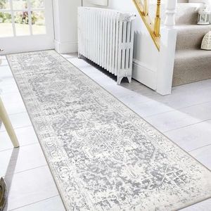 Famibay Hallway Runner 60x300cm Runner Rugs Non Slip Extra Long Carpet Runners Kitchen Rugs Washable Hall Runner Carpet Floor Mat for Hallway Entryway Living Room Bedroom Laundry Room