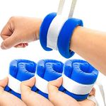 PSNOOK Restraints for Dementia Patients Hospital Bed Restraints for Elderly Adults Safety Seniors with Dementia Medical Restraints for Bed Hands Or Feet Universal Constraints Control (4Pcs)