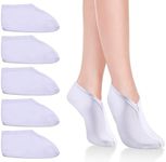 5 Pairs Foot Cream Socks Moisturizing Socks Overnight Spa Socks for Foot Cream Foot Cream Socks Moisture Enhancing Socks,Socks for Cream On Feet for Women Men Absorbing for Dry Cracked with No Cream