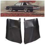 Rear Bumper Quarter Panel Fillers Kit Primed Left Right Fits Chevy Chevrolet Caprice Impala 1986-1990 ABS Black 2PCS 1 Pair