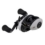 Abu Garcia Revo STX Low Profile Baitcast Reel, Size LP (1430423), 10 Stainless Steel Ball Bearings + 1 DuraClutch Roller Bearing, Strong and Lightweight