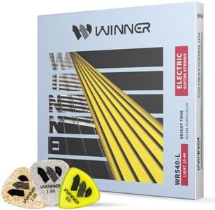 Electric Guitar Strings 10-46 Nickel Plated Regular Light, 6 String Set