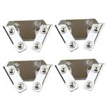 YHXCUIER YTSMotor Saddlebag Latch Hardware Kit 4 Pieces Saddle Bags Lid Latch Lock Catch for Harley Davidson Touring Street Glide Electra Glide Road Glide Road King 1993-2013 Hard Saddlebags