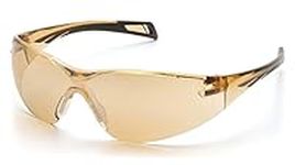 Pyramex Safety PMXSLIM Eyewear, Black Temples, Sandstone Bronze Lens