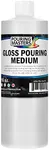 U.S. Art Supply Professional Gloss Pouring Effects Medium, 16 oz. (Pint) Bottle - Improves Flow Consistency, Artist Techniques to Create Cell Effects, Mix with Art Acrylic Paint, Adjusts Viscosity