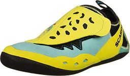 Scarpa PIKI J Climbing Shoes, Maldive-Yellow FBM, 10 UK Child