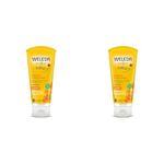 Weleda Calendula Baby Hair and Body Shampoo, 200 ml (Packaging May Vary) (Pack of 2)