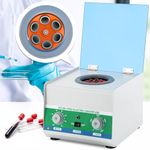 Mxmoonant Lab Centrifuge, 4000rpm, 6x15ml, 1865xg, 60min Timer, 4.6kg, 280 * 260 * 190mm, Capable of 15ml/10ml/5ml Test Tubes, for Separation of Samples, Qualitative Analysis (UK Plug)