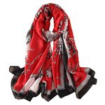 YMXHHB Silk Scarf 100% Mulberry Silk Fashion Scarves Long Lightweight Shawl Wrap (W02)