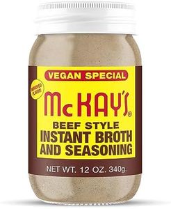 McKay's Vegan Beef Flavored Soup Seasoning, Gluten Free, Vegetarian Instant Broth, Bullion Powdered Seasoning, Good on Meats, Veggies or in Soup! (Vegan Beef, 1 Pack)