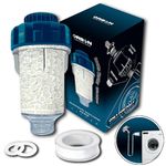 ORBON Washing Machine Filter | Hard Water Softener for Washing Machine | Water Filter for Washing Machine Tap | Washing Machine Water Softener | Inlet Filter & Softener with Crystal Resin Balls