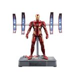 HiPlay ZD Toys Anniversary Series Collectible Figure Full Set: Iron Man MK50 Floating Cannon Scene Set (1909-50), 1:10 Scale Miniature Action Figurine MK50CJ