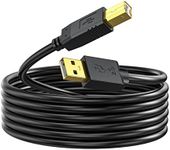 NC XQIN Printer Cable 20 ft, USB 2.