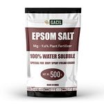 GACIL® Epsom Salt Miracle: The Ultimate Organic Fertilizer for Explosive Plant Growth, Blooming Flowers, and Abundant Fruit Formation! 500 g