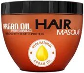 Moroccan Argan Oil Hair Mask - Sulfate Free, Anti Frizz Hydrating Care for Women and Men - Deep Moisturizing Conditioner Treatment for Color Treated, Curly, Damaged, Frizzy and Dry Hair