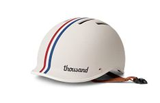 Thousand Heritage 2.0 Adult Bike Helmet; The Original Low Profile Retro Commuter Cycling Helmet Safety Certified for Bicycle Skateboard Skating Roller Skates; for Men & Women (Speedway Creme, L)