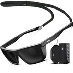 ATTCL Sports Polarized Sunglasses For Men Women Cycling Driving Fishing 100% UV Protection Sunglass, Back-all/Not Mirrored, 58