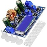 AZDelivery HW-140 DC-DC Buck Boost Power Converter Automatic Step Up/Down Voltage Converter Volt and Ampere Meter Display, compatible with Arduino including E-Book!