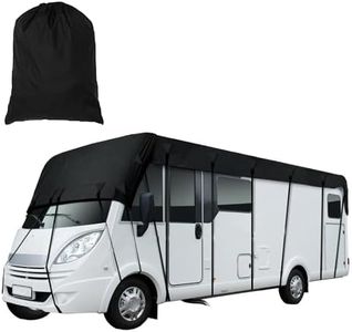 Wetterfeste Wohnmobilabdeckungen,Kamanan Wohnmobil Caravan Cover Hochwertige Wohnmobil Schutzhülle Wohnmobil Caravan Cover(7.5mX3m)Caravaning-Zubehör, UV-Schutz, Sonnenschutz, Schnee- und Frostschutz