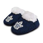 Toronto Maple Leafs NHL Infant Polyknit Slippers (Large)