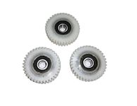 HUMSER 36Teeth E- Bike/Bicycle Motor Planetary Nylon Gears With Bearing Wheel Sprocket For Hub Motor (Set Of 3)White