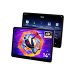 XTRONS 2 PCS 14'' Rotatable Backseat Android Car TV Headrest Monitor Tablet QHD IPS Fully-laminated Screen 4+64 Support Portrait Mode Screen Mirroring and Control HD Input & Output Multi-Colour Light