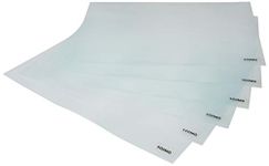 Amazon Brand - Solimo PVC Fridge Multipurpose Mat, Set of 6, White, Standard