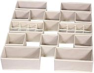 12 Pack Foldable Drawer Organizer D