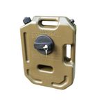 10 Litre ABS Jerry Can with mount and lock for Motorcycles, SUV, and Jeep