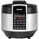 Starfrit 024600-002-0000 8-Liter Electric Pressure Cooker, Small, Silver