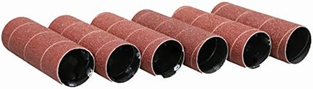 Dark Stone Sanding Sleeves for Spindle Sander 4-1/2" Length (80 Grit, 1-1/2")