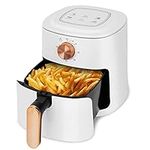 BXE Air Fryer Healthy Oil-Free Cooking Non-Stick Easy To Clean Quiet Operation With Temperature And Time Control 80% Less Oil Ideal For Quick And Easy Meals white